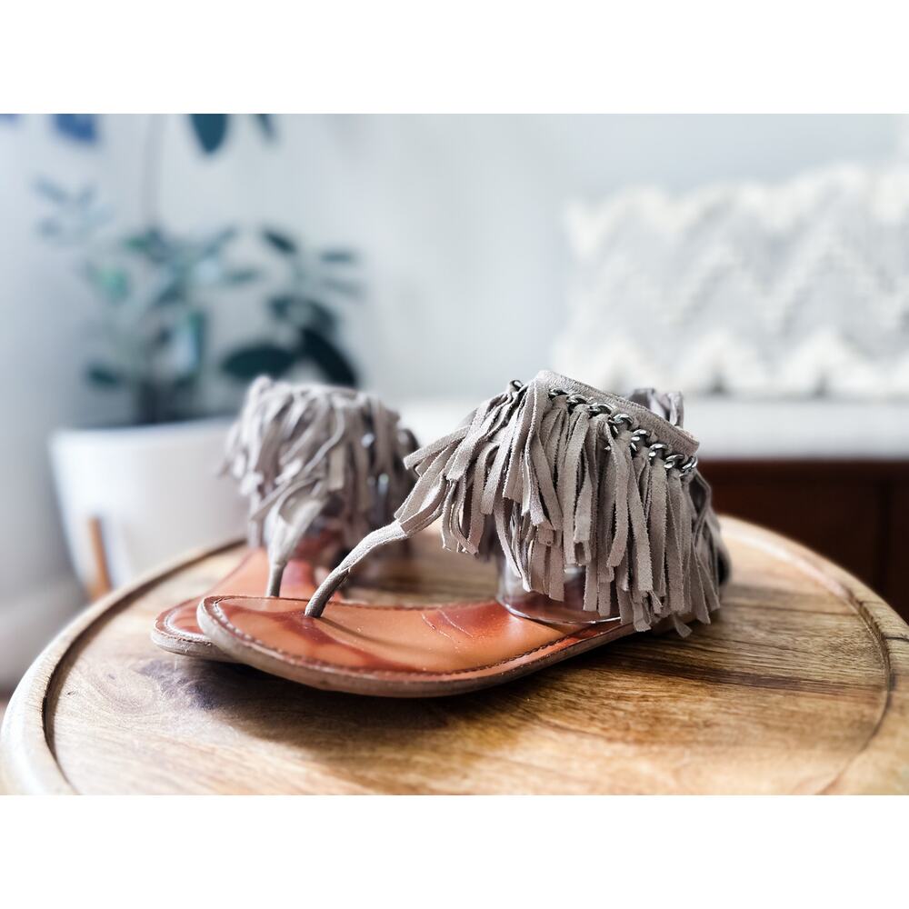 Boho dreamer Wanderlust Fringe Sandals Made for golden Trails + Slow Evenings - Picture 2 of 6